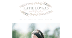 Desktop Screenshot of katielovaasphotography.com